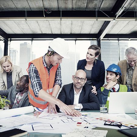 Project management with all project areas working together